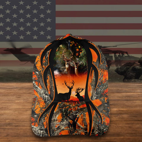 Custom Camouflage Hunting Cap Deer Hunter Love Hunting-Custom Your Cap All Over Printed