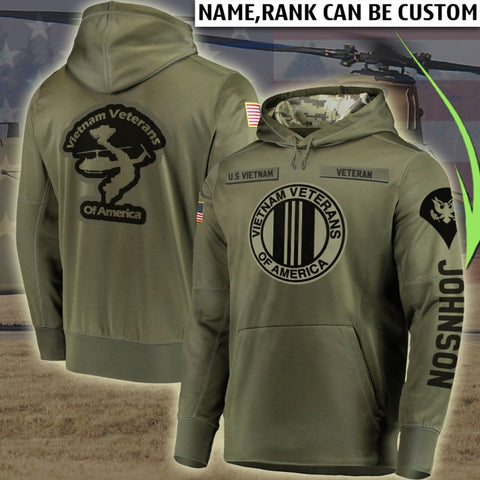 Personalized Vietnam Veteran Hoodie Gifts For Vietnam Veterans HT