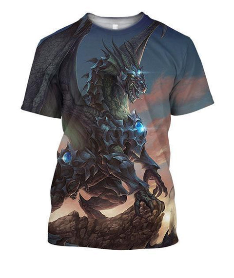 All Over Print Dragon Shirts