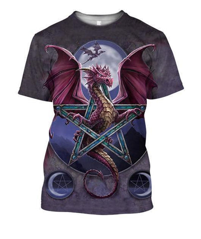 All Over Print Dragon Shirts