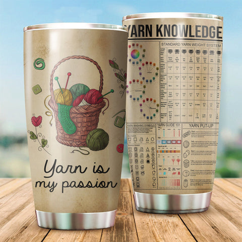 Beautiful Yarn Passion Tumbler Premium