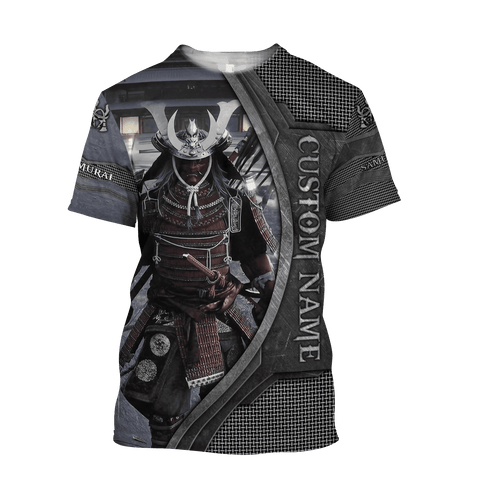 Men Samurai Shirt Premium Personalized 3D Printed Samurai Warrior Shirts MEI