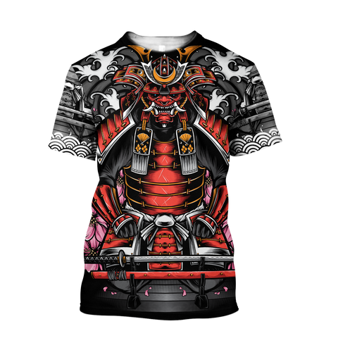 Men Samurai Shirt Premium 3D Printed Unisex Samurai Shirts MEI