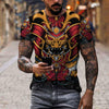 Men Samurai Shirt Premium Unisex 3D Printed Oni Samurai Shirts MEI