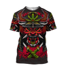 Men Samurai Shirt Red Premium Unisex All Over Printed Samurai Shirts MEI