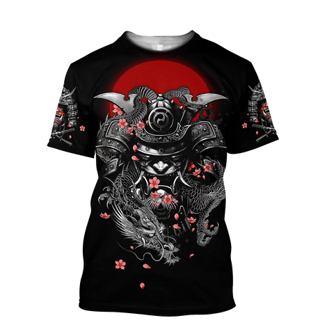 Men Samurai Shirt Premium Samurai Unisex 3D All Over Printed Shirts MEI