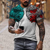 Men Samurai Shirt Premium 3D Printed Samurai Tattoo Shirts MEI
