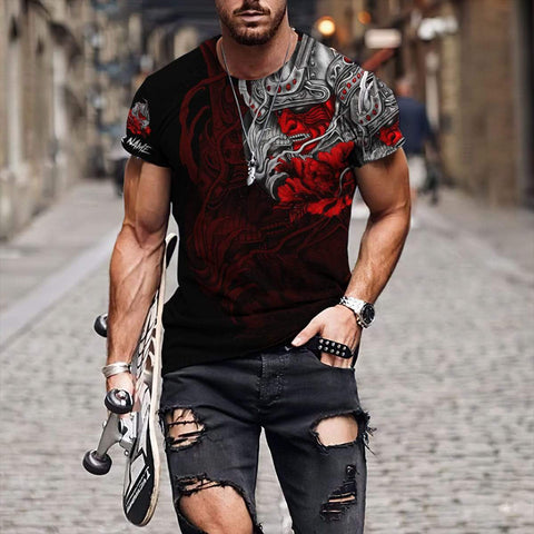 Premium 3D Printed Samurai Tattoo Shirts MEI