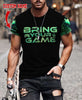 Men Tattoo Shirt Black Green Premium Gaming Tattoo Personalized Name 3D Printed Unisex Shirts Pi03052101