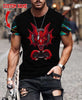Men Tattoo Shirt Black Red Premium Dragon Tattoo Personalized Name 3D Printed Unisex Shirts Pi03052102