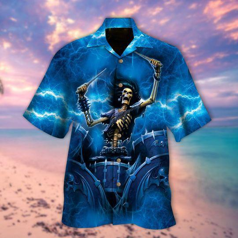 The Death Of Music Hawaiian Shirt Summer Beach Clothes Outfit For Men Women ND