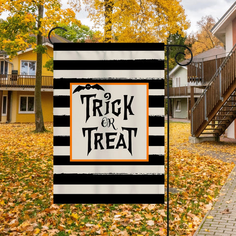 Copy of Trick Or Treat Double Sided Halloween Garden Flag For Outdoor Yard Decoration Home Decor ND