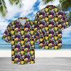 Tropical Purple Skull Hawaii Shirt