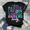 Gamer I'm a majestic unicorn hoodie 3D Custom TTM