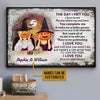 Witch Couple Husband Wife The Day I Met Halloween Couple Gift Custom Poster, Anniversary, Halloween Decor, Wall Pictures, Wall Art, Wall Decor