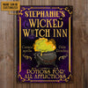 Witch Inn Potions For All Affliction Custom Classic Metal Signs, Witch Sign, Halloween Decor