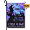 Witch Potion Garden Custom Flag, Personalized Witch Flag, Garden Decor