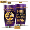 Halloween Tumbler Witch's Brew Own Risk Custom Tumbler, Witch Gift