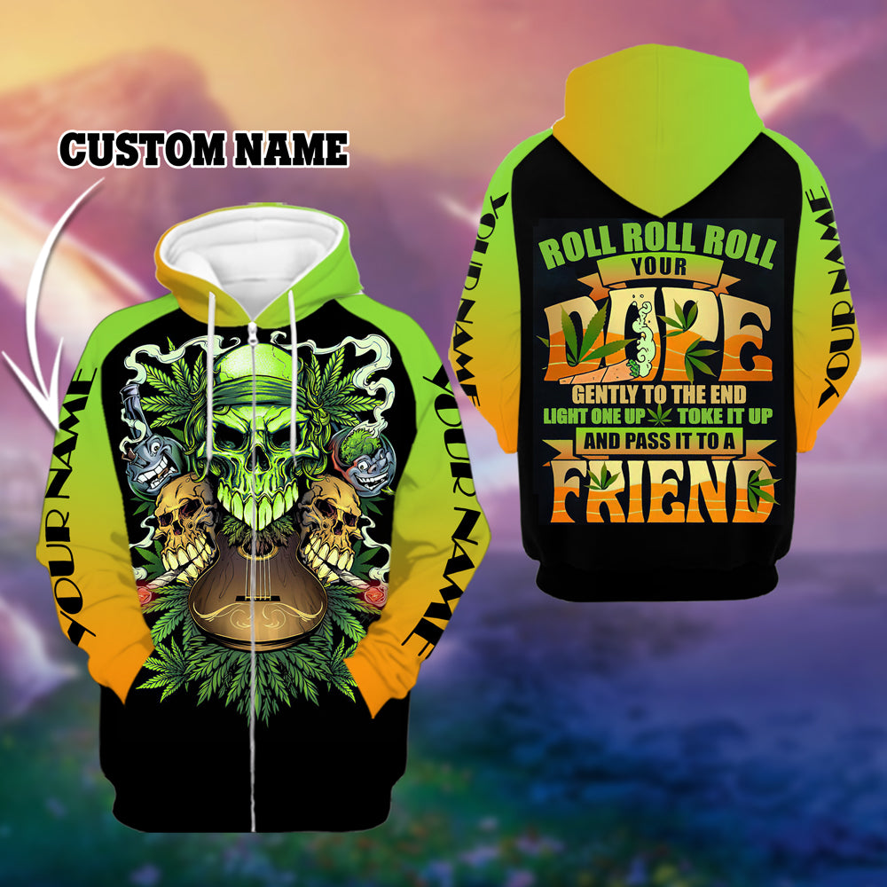 Personalized Skull Weed Unisex Hoodie For Men Women Cannabis Marijuana Lavenzee Personalized Skull Weed Unisex Hoodie For Men Women Cannabis Marijuana Lavenzee