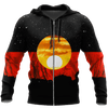 Australia Koori Kangaroo Aboriginal Flag™ All Over Print Hoodies HC