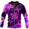 Aboriginal Naidoc Week 2021 Purple Butterflies 3D All Over Printed Shirts