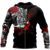 Men Samurai Hoodie Premium 3D Printed Samurai Tatoo Shirts MEI