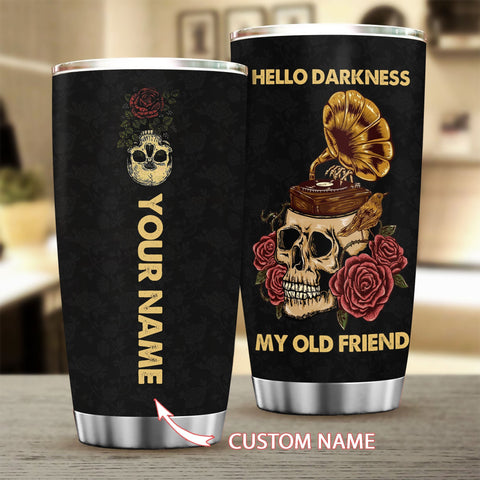 Skull Tumbler Coffee Cup Best Halloween Gift HN