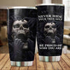Skull Tumbler Coffee Cup Best Halloween Gift HN