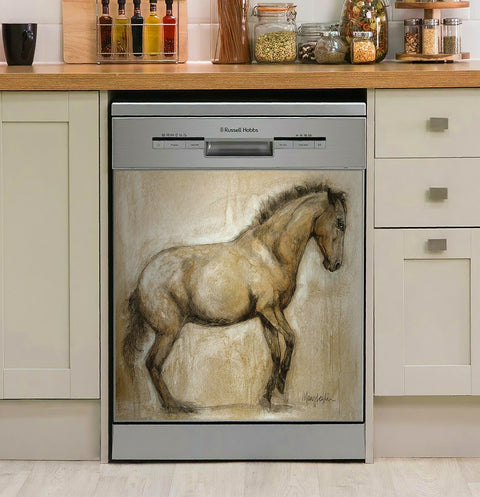 Lock And Load Horse Decor Kitchen Dishwasher Cover