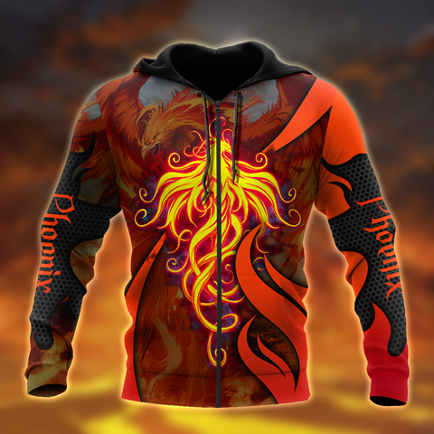 Phoenix Hoodie Red Phoenix Power 3D All Over Printed Hoodie Shirt Limited