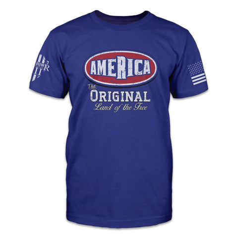 American Patriot Shirt Blue America - The Original