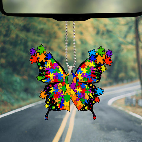 Autism Butterfly Ornament