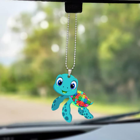 Autism Turtle Ornament