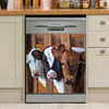 Baby Cows Dishwasher Cover Kitchen Farmhouse Decor HT