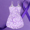 I Wear Purple For My Mom Alzheimer's Awareness Rompers Rainbow Bleached Alzheimers Gifts for Mom HN
