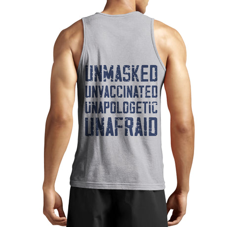 Unmasked Unvaccinated Unapologetic Unafraid Shirt Tank Top Unmasked Apparel HN