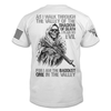 American Patriot Shirt White Baddest In The Valley Shirt, Shadow of Death I fear no evil shirt