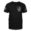 American Patriot Shirt Black Betsy Ross Flag