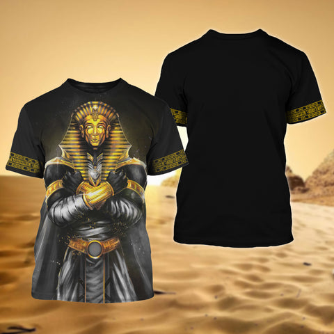 Egyptian Ancient Gods 3D All Over Printed Pharaoh Egypt Clothes T-shirt