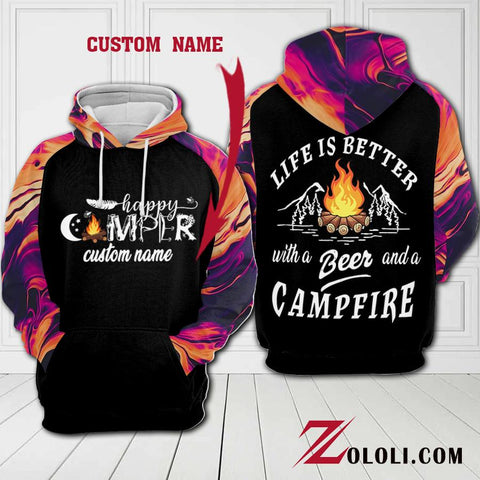 Life Is Better With a Campfire Hoodie 3D Custom TXX