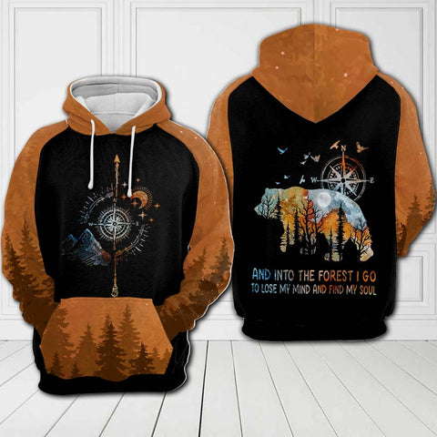 Into The Forest I Go To Lose My Mind Hoodie 3D TXX