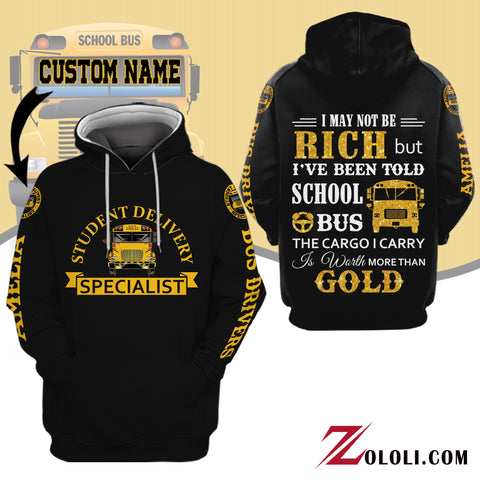 Student Delivery Specialist Hoodie 3D custom TXX