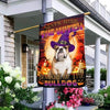 Halloween flag Halloween Gift Bulldog Halloween Flag Beware Of The Bulldog Flag