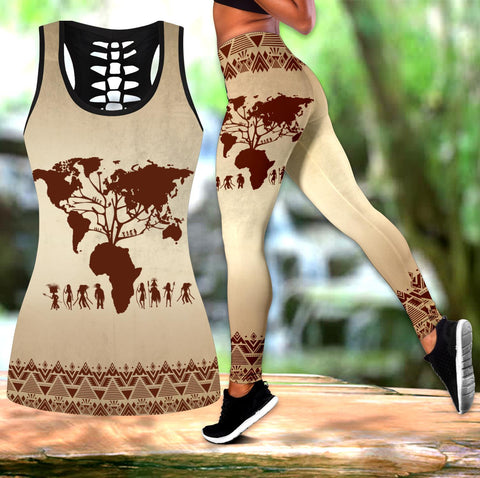 African Roots Legging & Tank top-ML