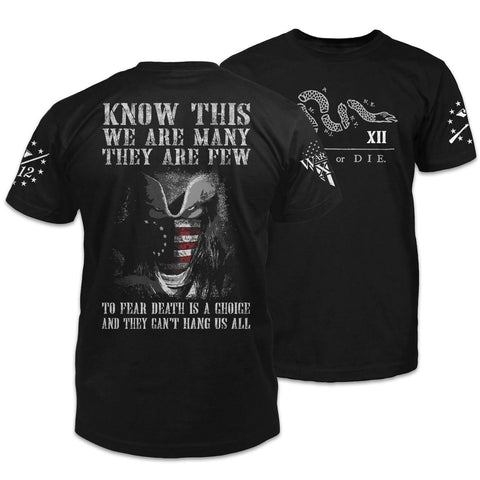 American Patriot Shirt Black Can't Hang Us All