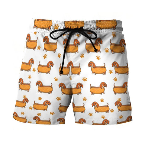 Dachshund Tropical Short DACHSHUND HAWAIIAN SHORTS AZS001