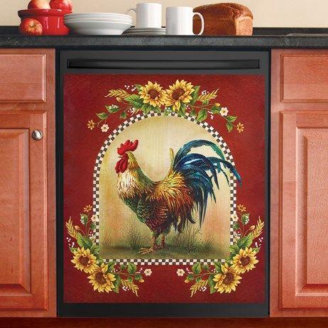 Farm Chicken Dishwasher Cover Kitchen Farmhouse Decor Thanksgiving Gift For Mom HT