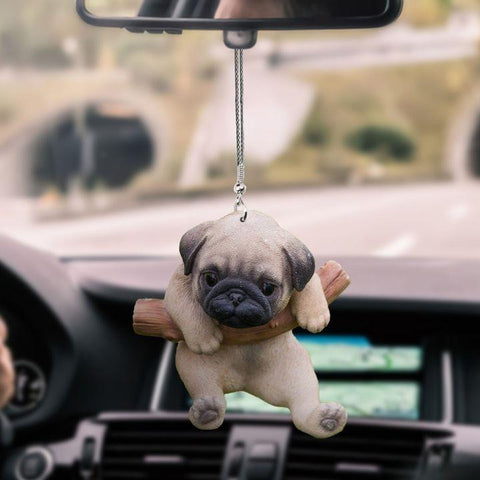 PUG CUTE CAR HANGING ORNAMENT