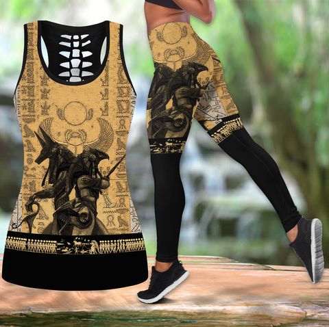 Women Tank Top Egyptian Ancient protector Gods Egyptian Combo Legging Tank