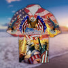 Eagle Patriotic God Bless America Hawaiian 3D All Over Printed Unisex Shirts, Patriot Hawaii Shirt